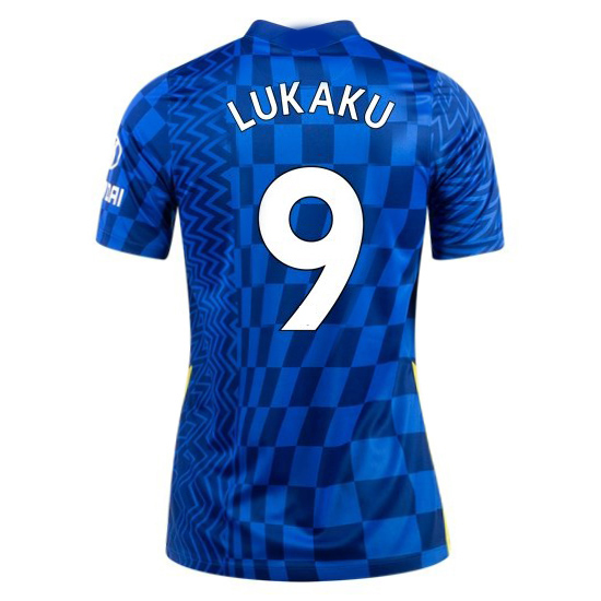 2021/22 Romelu Lukaku Chelsea Home Women's Soccer Jersey - Click Image to Close