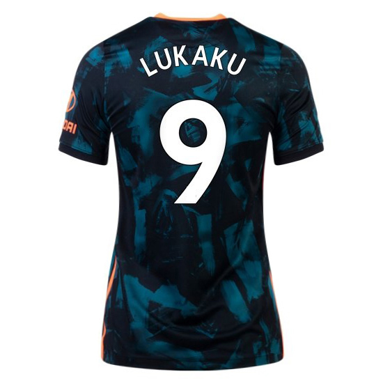21/22 Romelu Lukaku Chelsea Away Women's Soccer Jersey