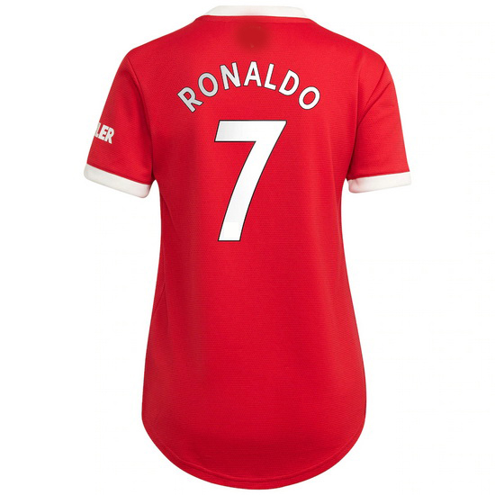 2021/22 Cristiano Ronaldo Manchester United Home Women's Jersey