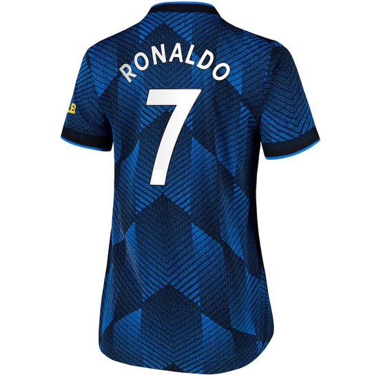 2021/2022 Cristiano Ronaldo Manchester United Third Women's Jersey