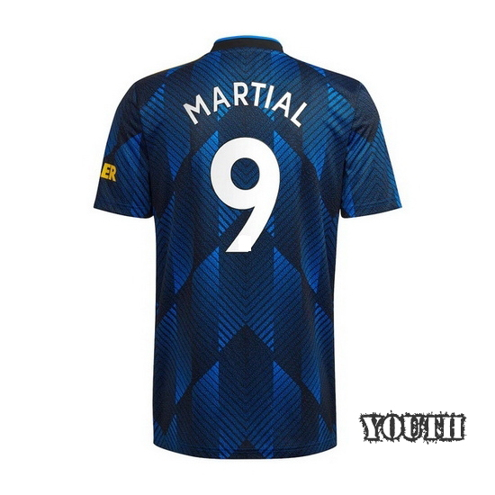 2021/2022 Anthony Martial Manchester United Third Youth Jersey