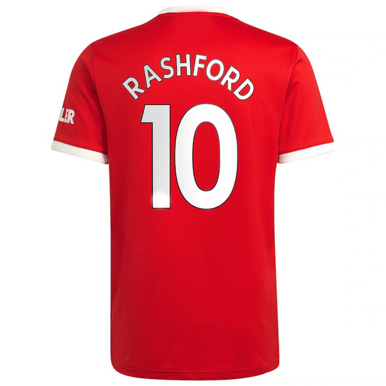 2021/22 Marcus Rashford Manchester United Home Men's Jersey