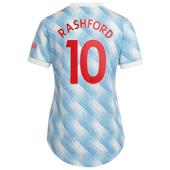 21/22 Marcus Rashford Manchester United Away Women's Jersey