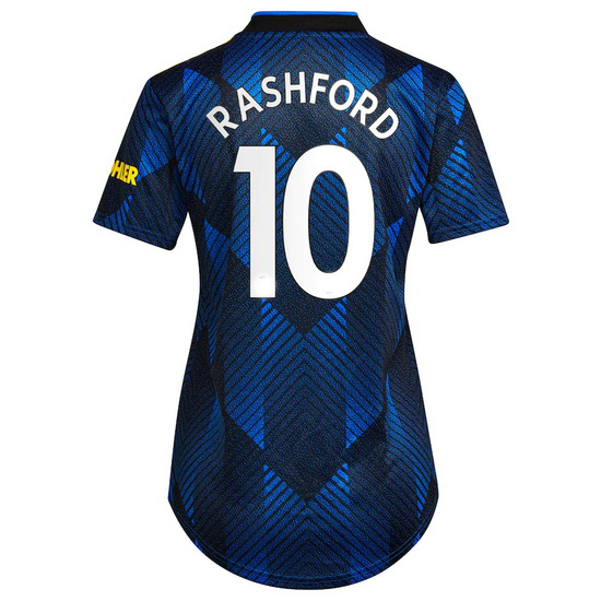 2021/2022 Marcus Rashford Manchester United Third Women's Jersey