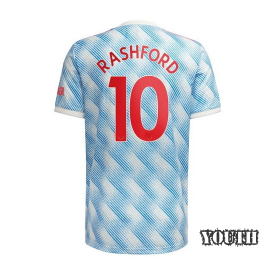 21/22 Marcus Rashford Manchester United Away Youth Jersey
