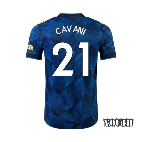 2021/2022 Edinson Cavani Manchester United Third Youth Jersey