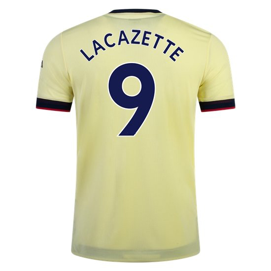 21/22 Alexandre Lacazette Arsenal Away Men's Soccer Jersey