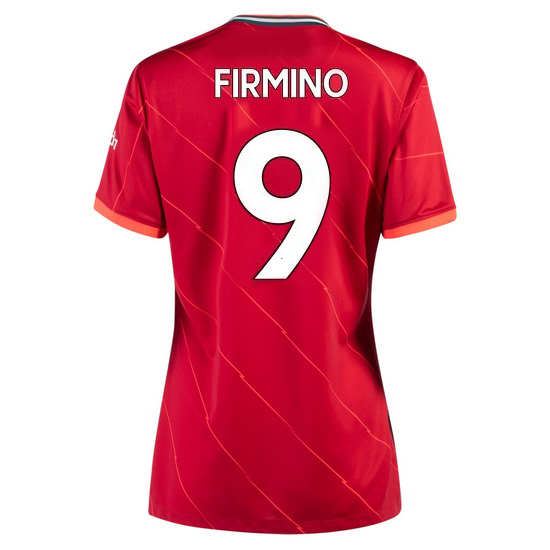 2021/22 Roberto Firmino Liverpool Home Women's Jersey - Click Image to Close