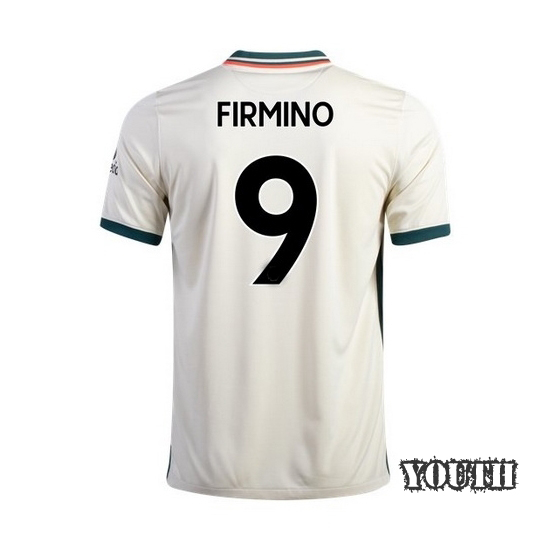 21/22 Roberto Firmino Liverpool Away Youth Soccer Jersey