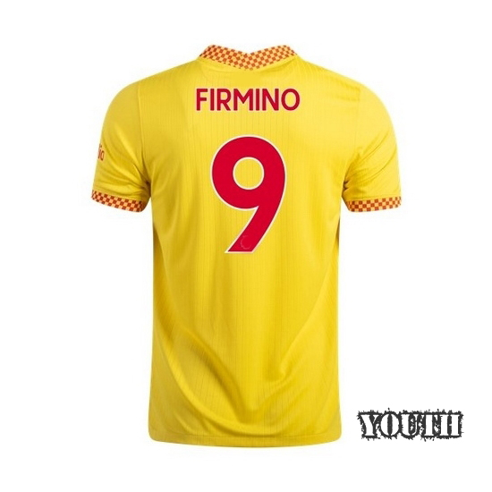 2021/2022 Roberto Firmino Liverpool Third Youth Jersey - Click Image to Close