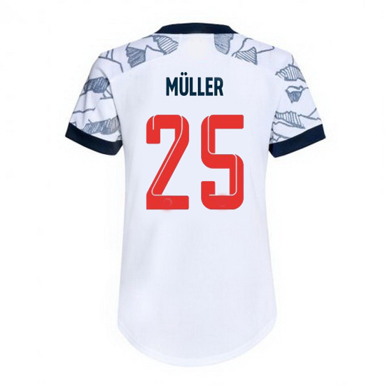 2021/2022 Thomas Muller Bayern Munich Third Women's Jersey - Click Image to Close