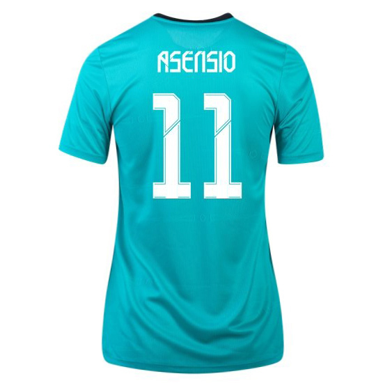 2021/2022 Marco Asensio Real Madrid Third Women's Jersey - Click Image to Close
