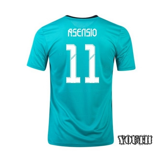 2021/2022 Marco Asensio Real Madrid Third Youth Jersey