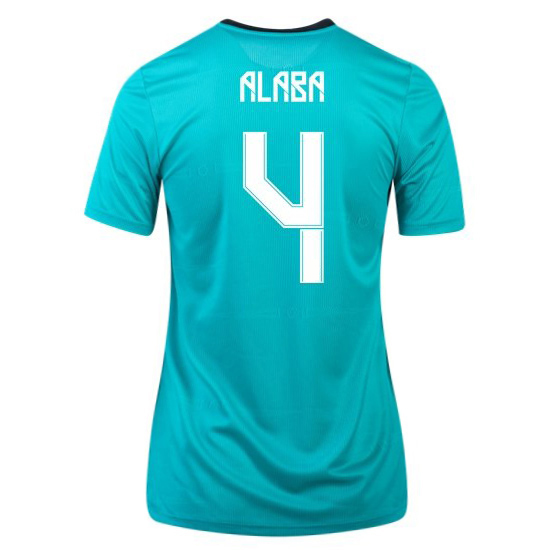 2021/2022 David Alaba Real Madrid Third Women's Soccer Jersey