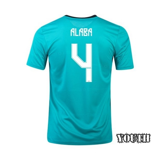 2021/2022 David Alaba Real Madrid Third Youth Soccer Jersey