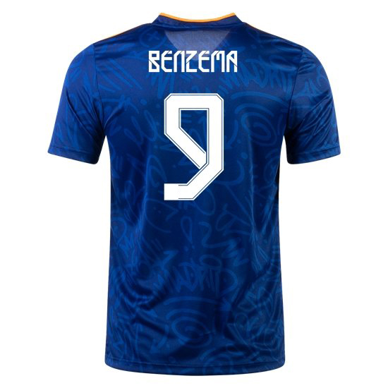 21/22 Karim Benzema Away Men's Soccer Jersey