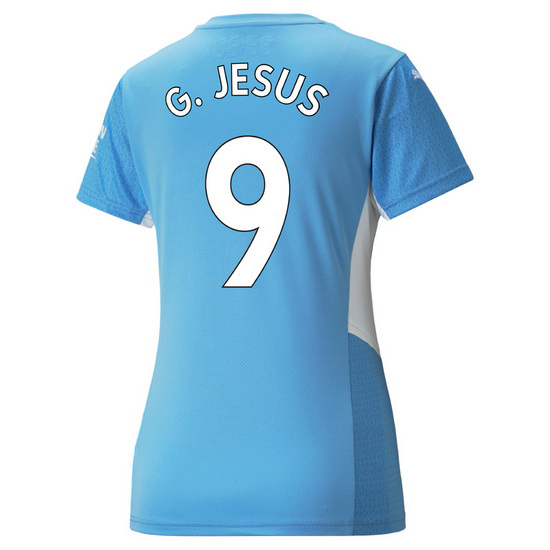 2021/22 Gabriel Jesus Manchester City Home Women's Jersey