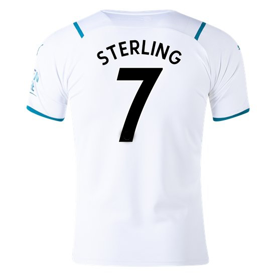 21/22 Raheem Sterling Away Men's Jersey - Click Image to Close