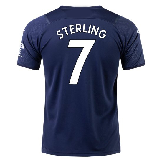 2021/2022 Raheem Sterling Manchester City Third Men's Jersey - Click Image to Close