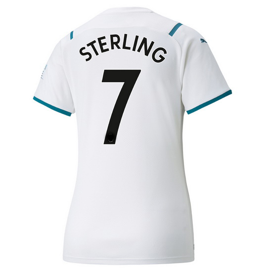 21/22 Raheem Sterling Manchester City Away Women's Jersey