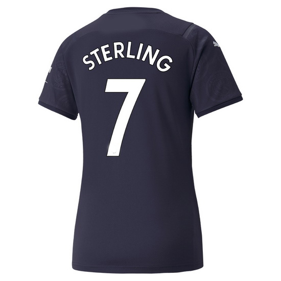 2021/2022 Raheem Sterling Manchester City Third Women's Jersey - Click Image to Close