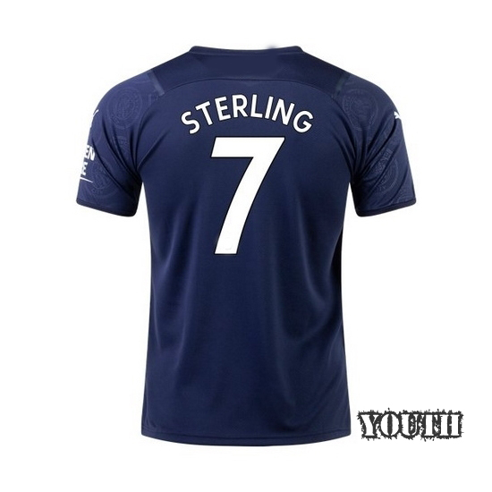 2021/2022 Raheem Sterling Manchester City Third Youth Jersey