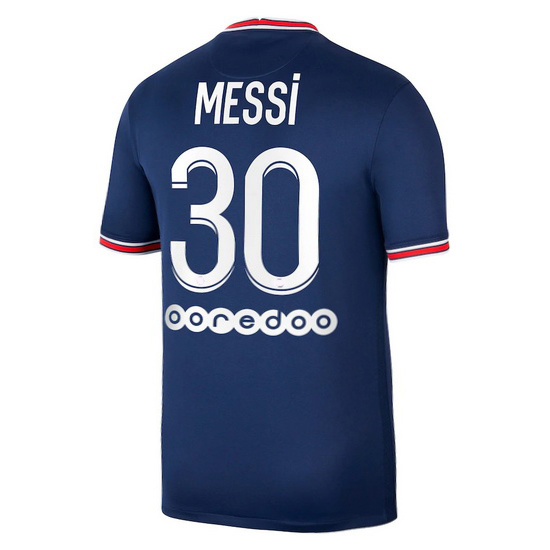2021/22 Lionel Messi PSG Home Men's Soccer Jersey - Click Image to Close