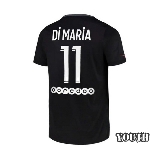 2021/2022 Angel Di Maria PSG Third Youth Soccer Jersey