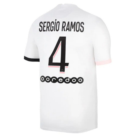 21/22 Sergio Ramos PSG Away Men's Soccer Jersey