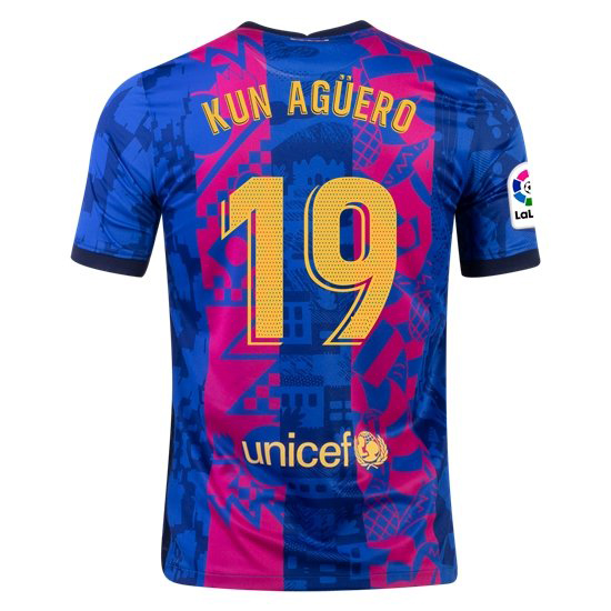 2021/2022 Sergio Aguero Barcelona Third Men's Soccer Jersey