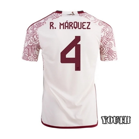 22/23 Rafael Marquez Mexico Away Youth Soccer Jersey