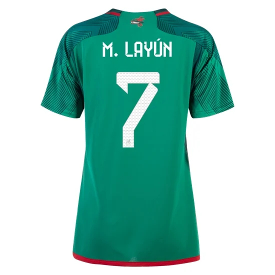 2022/23 Miguel Layun Mexico Home Women's Soccer Jersey