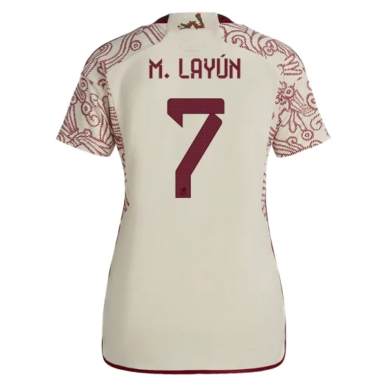22/23 Miguel Layun Mexico Away Women's Soccer Jersey