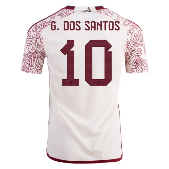 22/23 Giovani Dos Santos Mexico Away Men's Soccer Jersey