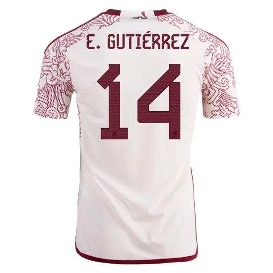22/23 Erick Gutierrez Mexico Away Men's Soccer Jersey - Click Image to Close