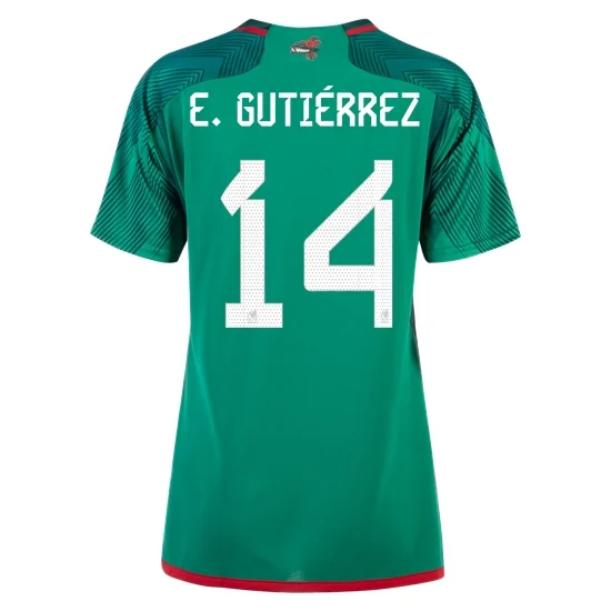 2022/23 Erick Gutierrez Mexico Home Women's Soccer Jersey