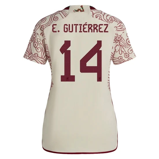 22/23 Erick Gutierrez Mexico Away Women's Soccer Jersey