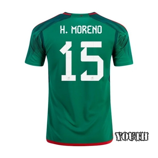 2022/23 Hector Moreno Mexico Home Youth Soccer Jersey