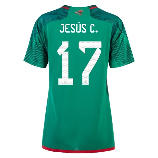 2022/23 Jesus Manuel Mexico Home Women's Soccer Jersey