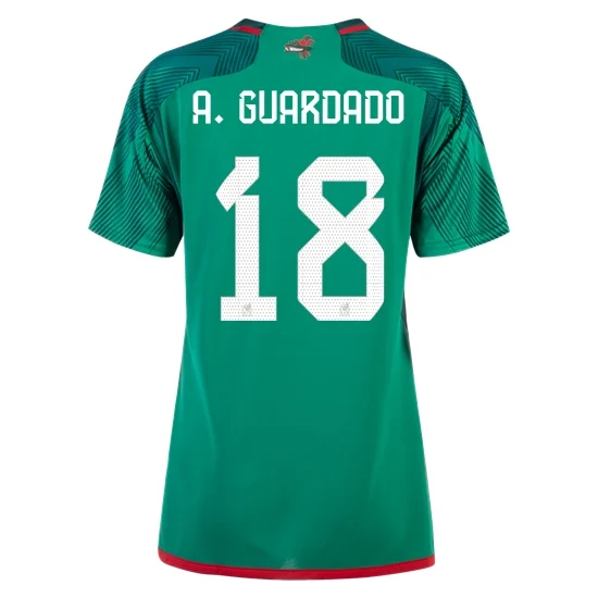 2022/23 Andres Guardado Mexico Home Women's Soccer Jersey