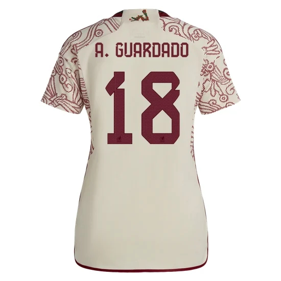 22/23 Andres Guardado Mexico Away Women's Soccer Jersey