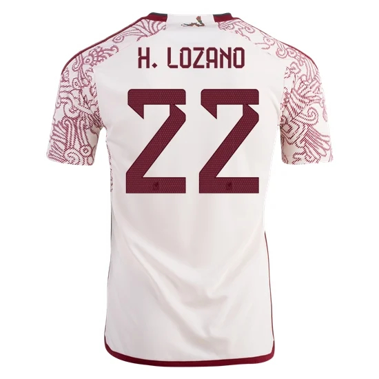 22/23 Hirving Lozano Mexico Away Men's Soccer Jersey