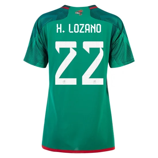 2022/23 Hirving Lozano Mexico Home Women's Soccer Jersey