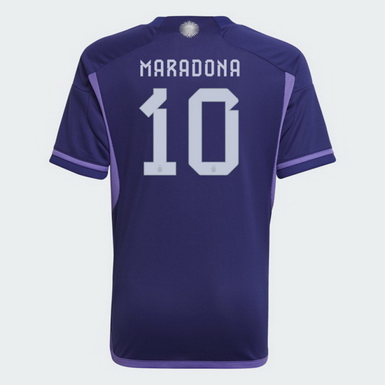22/23 Diego Maradona Argentina Away Men's Soccer Jersey