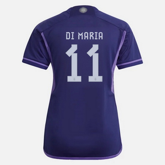 22/23 Angel Di Maria Argentina Away Women's Soccer Jersey