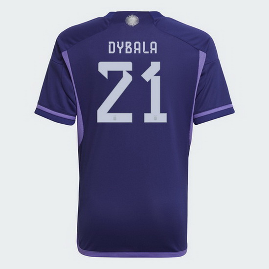 22/23 Paulo Dybala Argentina Away Men's Soccer Jersey