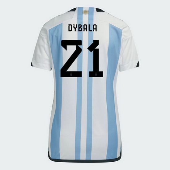 2022/23 Paulo Dybala Argentina Home Women's Soccer Jersey