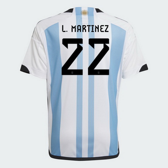 2022/23 Lautaro Martinez Argentina Home Men's Soccer Jersey