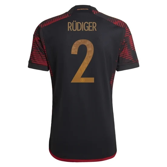 22/23 Antonio Rudiger Germany Away Men's Soccer Jersey