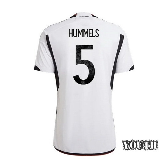 2022/23 Mats Hummels Germany Home Youth Soccer Jersey